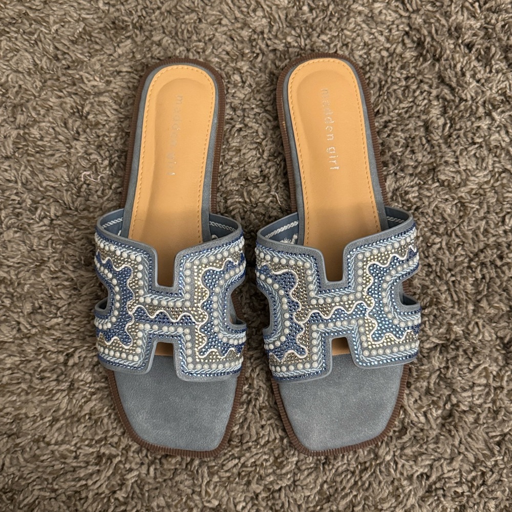 Madden Girl Beaded Sandals
